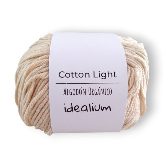 Ovillo Idealium Cotton Light – Algodón 50 g, prendas frescas