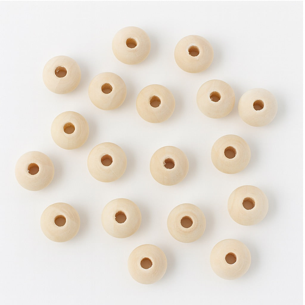 Cuentas de madera para macramé