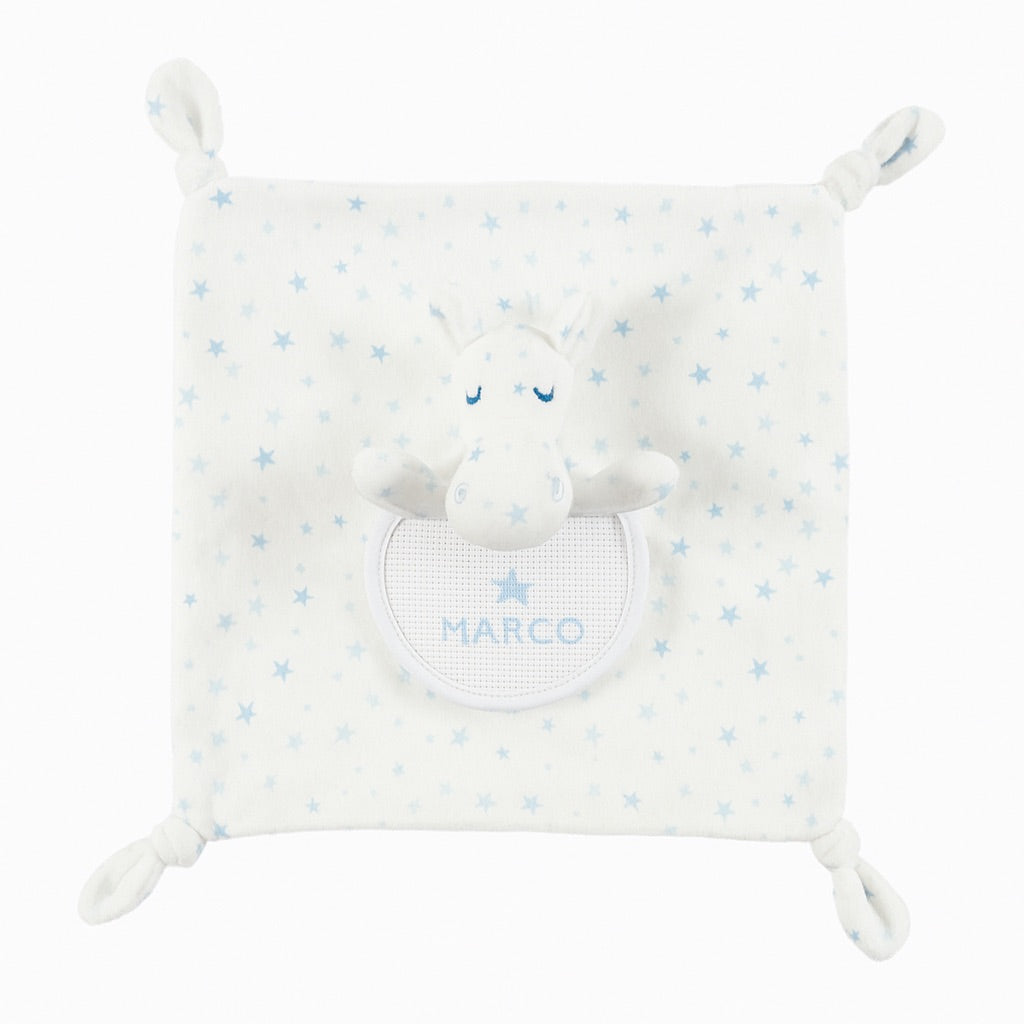 Dou Dou caballito para bordar Baby Stars – Azul