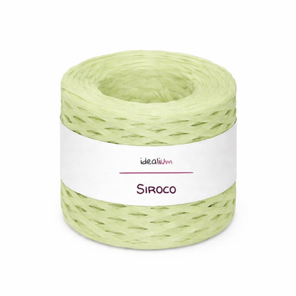 Siroco · Rafia de papel para bolsos y accesorios de verano S040 Verde claro