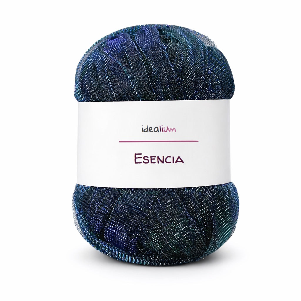 Esencia · Trapillo de gasa con brillo E028 Azul-Verde
