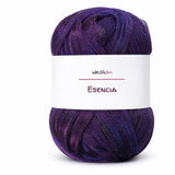 Esencia · Trapillo de gasa con brillo – Color E033 Morado-Fucsia