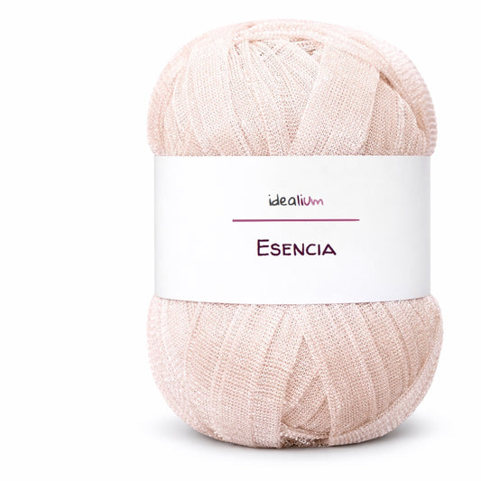 Esencia · Trapillo de gasa con brillo E007 Rosa empolvado