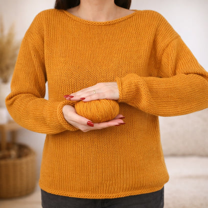 Kit para tejer Jersey París – Lana merino, Talla L/XL