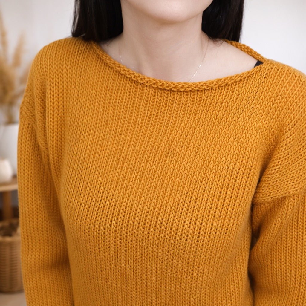 Kit para tejer Jersey París – Lana merino, Talla L/XL