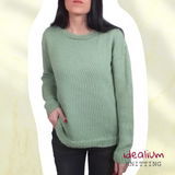 Basic Merino Sweater Knitting Kit – Merino Wool, Size L/XL – MERINO LUXE (Color) ML-001
