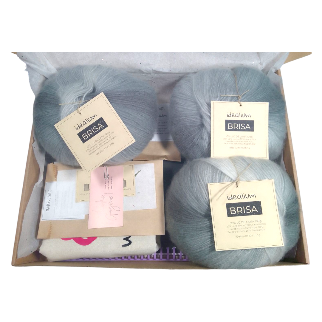 Kit para tejer – Bufanda Brisa
