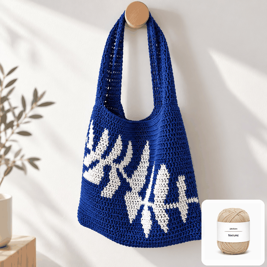 Kit La Ramita – Saco tote em croché