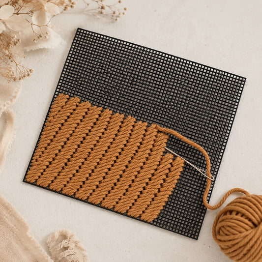 Malla plástica para bolsos 33 × 50 cm