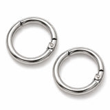 Mosquetones metálicos para bolso (Pack de 2) – Color Plateado