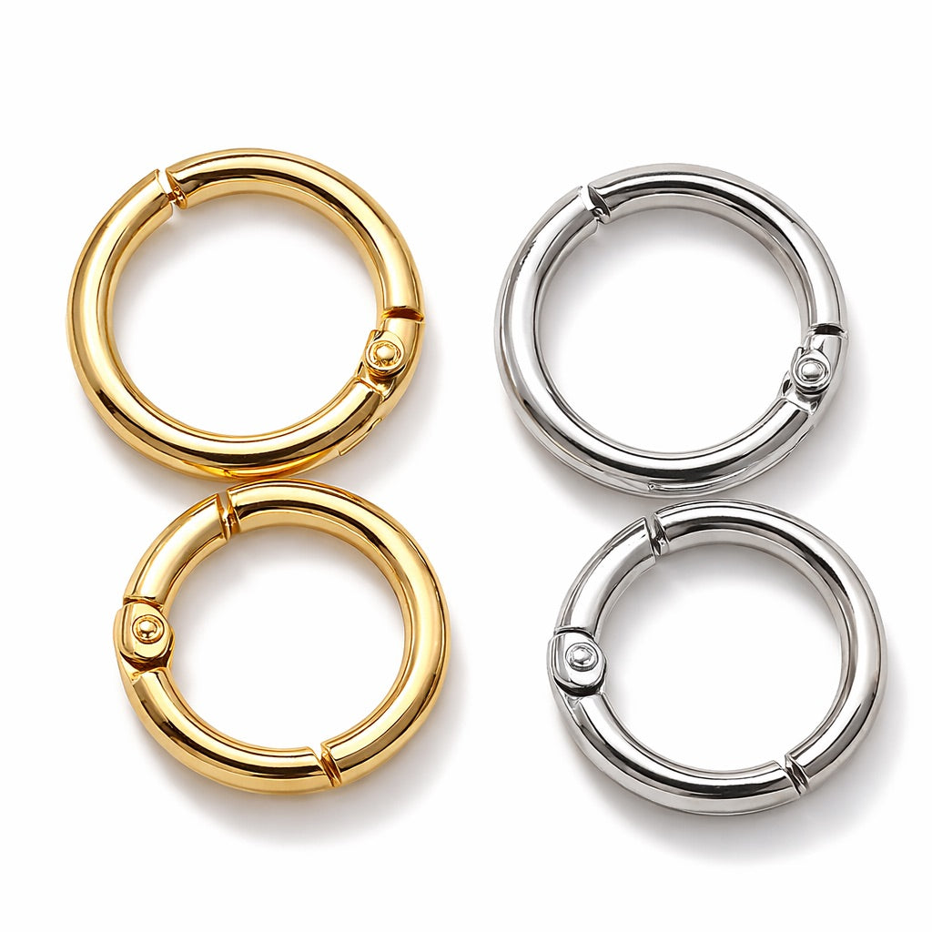 Mosquetones metálicos para bolso (Pack de 2)