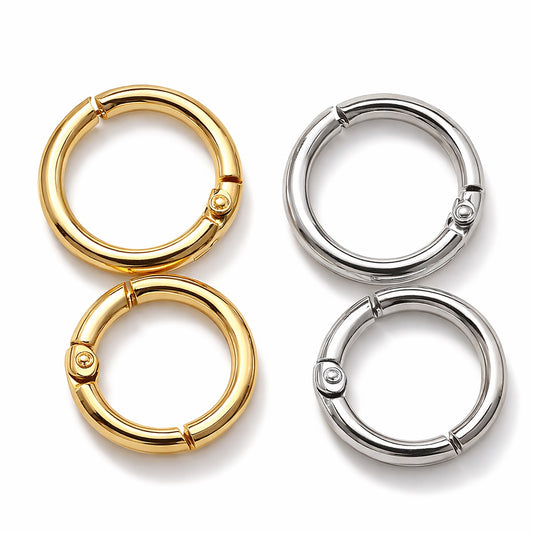 Mosquetones metálicos para bolso (Pack de 2)
