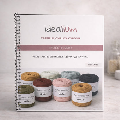Muestrario Idealium (Profesionales) · Trapillo, ovillos y cordón
