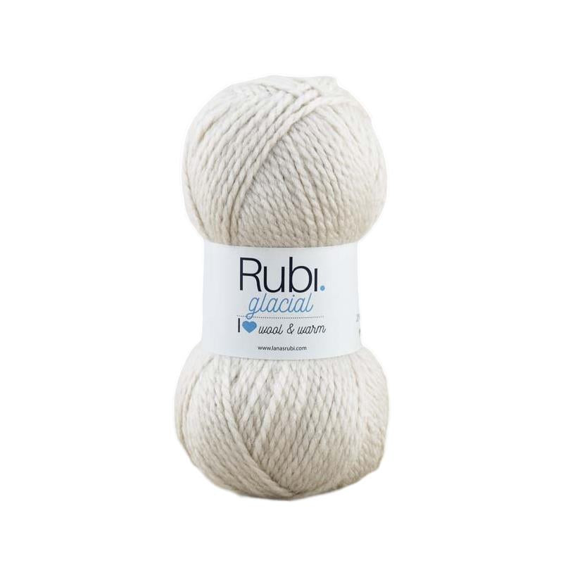 Boule de rubis glacial – 100 g de laine, tons hivernaux