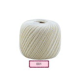 Ovillo Perlé Rubí Oro nº8 – Algodón mercerizado, bordado fino – Color PE-001
