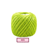 Ovillo Perlé Rubí Oro nº8 – Algodón mercerizado, bordado fino – Color PE-005