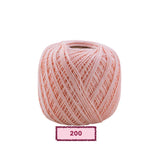 Ovillo Perlé Rubí Oro nº8 – Algodón mercerizado, bordado fino – Color PE-200