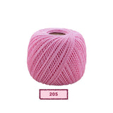 Ovillo Perlé Rubí Oro nº8 – Algodón mercerizado, bordado fino – Color PE-205