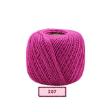Ovillo Perlé Rubí Oro nº8 – Algodón mercerizado, bordado fino – Color PE-207