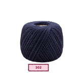 Ovillo Perlé Rubí Oro nº8 – Algodón mercerizado, bordado fino – Color PE-302