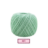 Ovillo Perlé Rubí Oro nº8 – Algodón mercerizado, bordado fino – Color PE-401