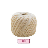 Ovillo Perlé Rubí Oro nº8 – Algodón mercerizado, bordado fino – Color PE-500