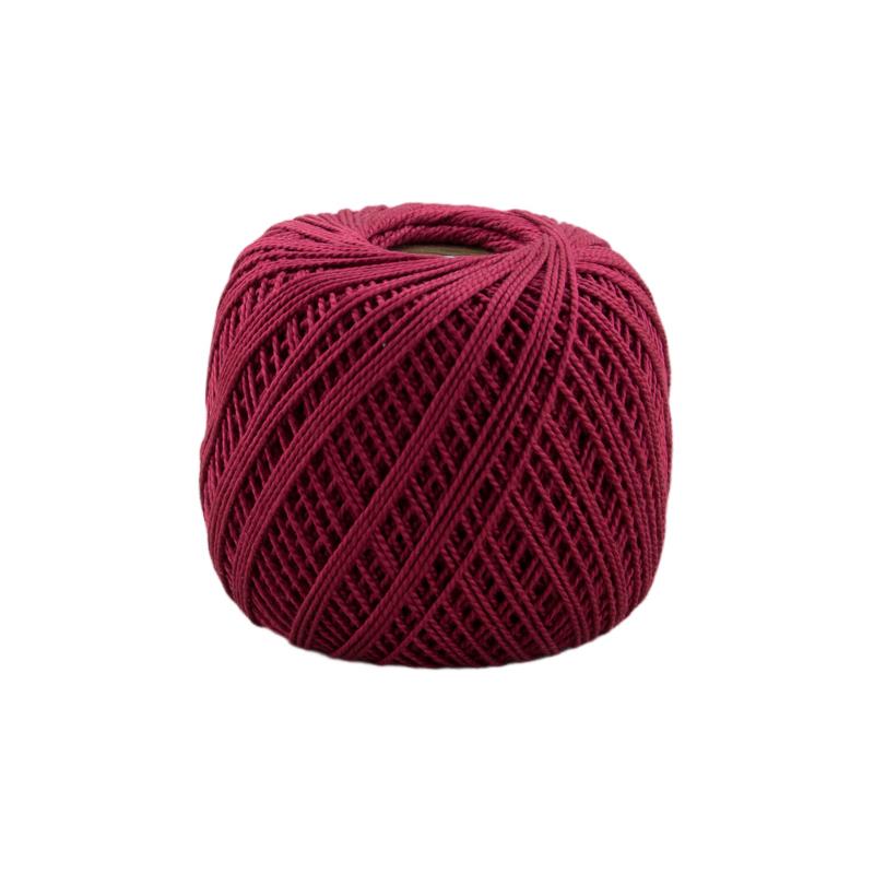 Boule Perlé Or Rubis n° 5 – Coton mercerisé, broderie fine