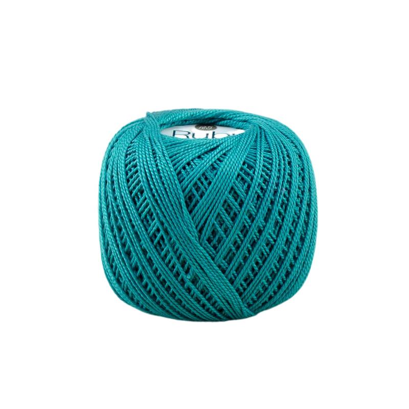 Boule Perlé Or Rubis n° 5 – Coton mercerisé, broderie fine