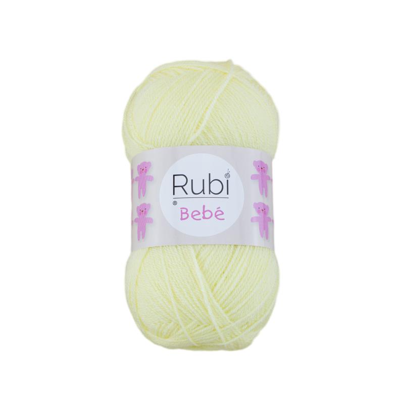 Ovillo Rubí Bebé – Lana fina 50 g, especial ropa de bebé