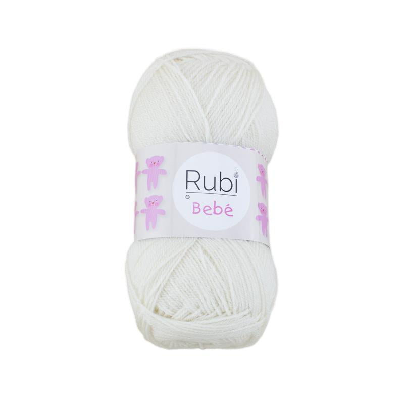 Ovillo Rubí Bebé – Lana fina 50 g, especial ropa de bebé