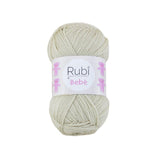 Ovillo Rubí Bebé – Lana fina 50 g, especial ropa de bebé – Color 006