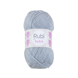 Ovillo Rubí Bebé – Lana fina 50 g, especial ropa de bebé – Color 007