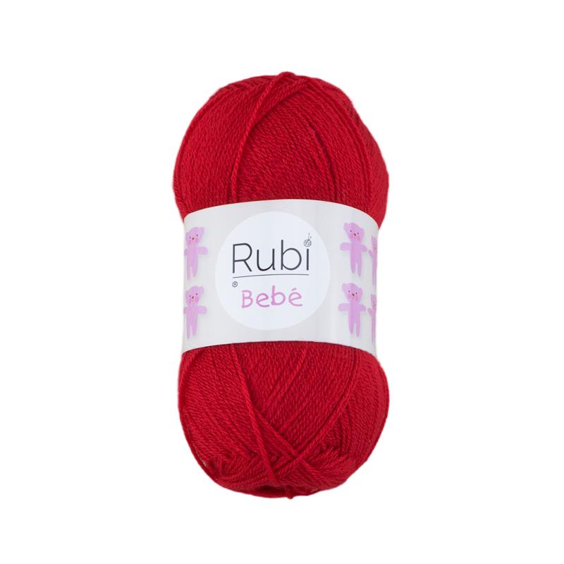 Ovillo Rubí Bebé – Lana fina 50 g, especial ropa de bebé