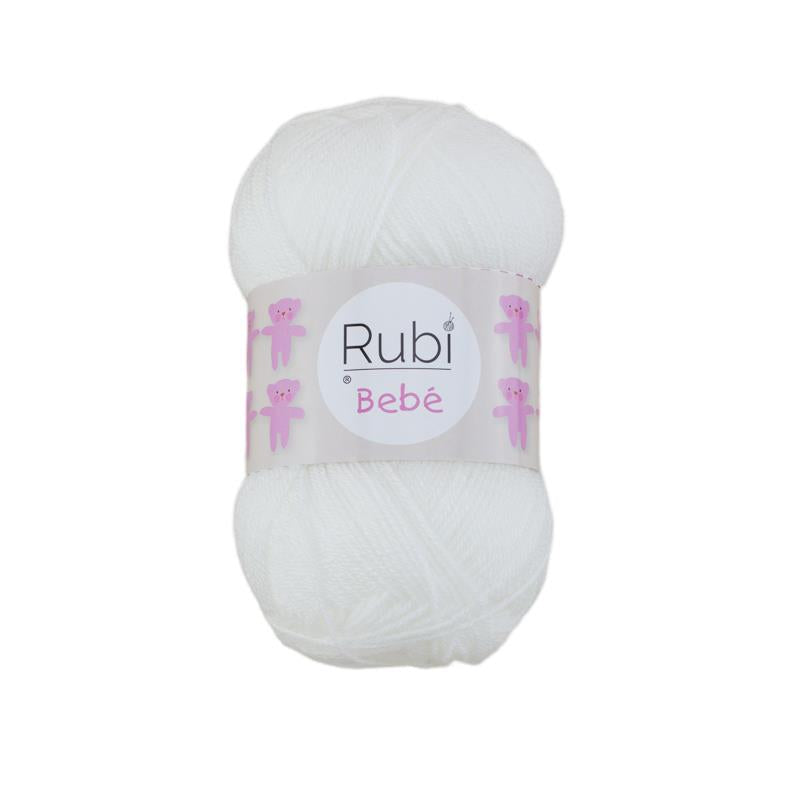 Ovillo Rubí Bebé – Lana fina 50 g, especial ropa de bebé