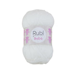 Ovillo Rubí Bebé – Lana fina 50 g, especial ropa de bebé – Color 501