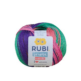Ovillo Rubí Bruma Multicolor – Algodón 100 g, degradado suave – Color M-003