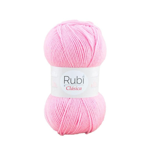 Ovillo Rubí Clásica – Lana tradicional 100 g