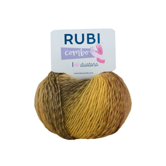 Ovillo Rubí Combo – Lana 50 g, colores combinados