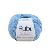 Ruby Duet Yarn – Superwash Cotton and Merino 50g, Mixed Shades – Color M-008