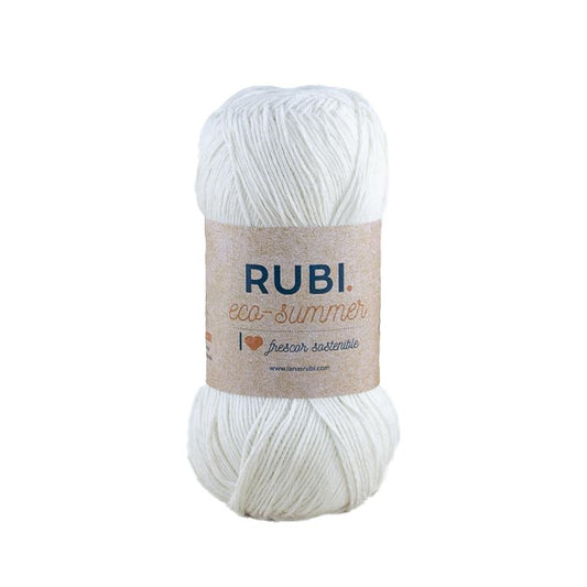 Fil Rubi Eco-Summer – Coton recyclé 100 g, été écologique