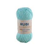 Ovillo Rubí Eco-Summer – Algodón reciclado 100 g, verano eco-friendly – Color SU-011