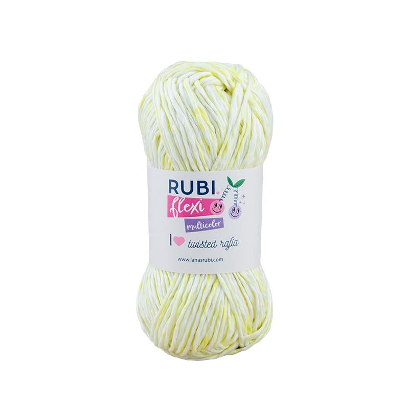 Boule flexible multicolore Ruby – Raphia torsadé 100 g