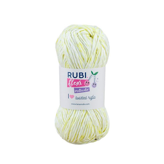 Boule flexible multicolore Ruby – Raphia torsadé 100 g