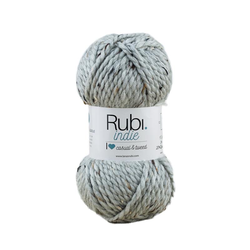 Ruby Indie Ball – Laine tweed 100 g, style bohème