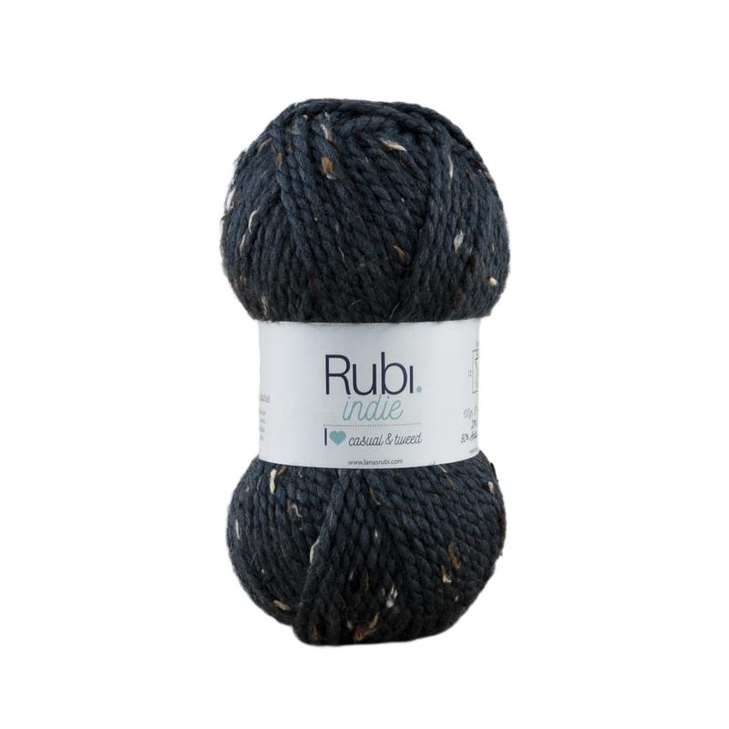 Ruby Indie Ball – Laine tweed 100 g, style bohème