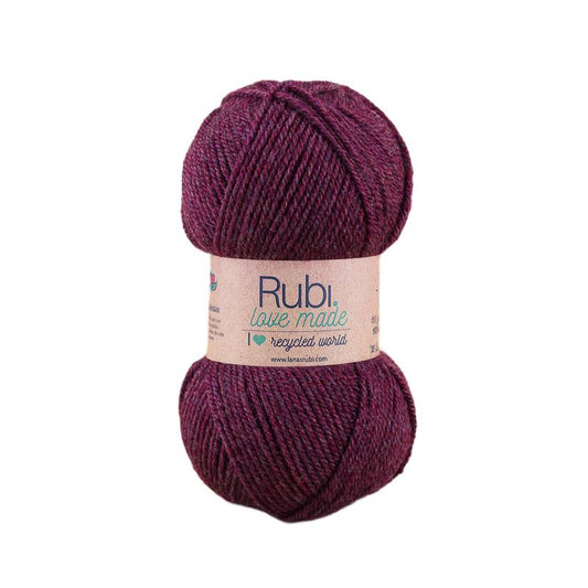 Ruby Love Made Ball – ECO Recycled Acrylic 100 g