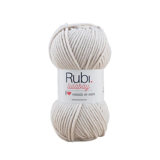 Ovillo Rubí Lulabay – Lana gruesa y esponjosa 100 g