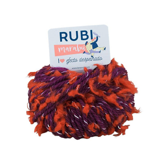 Ovillo Rubí Marabú – Lana 50 g, efecto fantasía