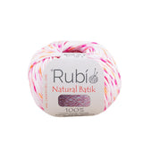 Ovillo Rubí Natural Batik – Algodón multicolor 50 g – Color 002