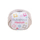 Ovillo Rubí Natural Medium – Algodón 50 g, grosor medio – 003